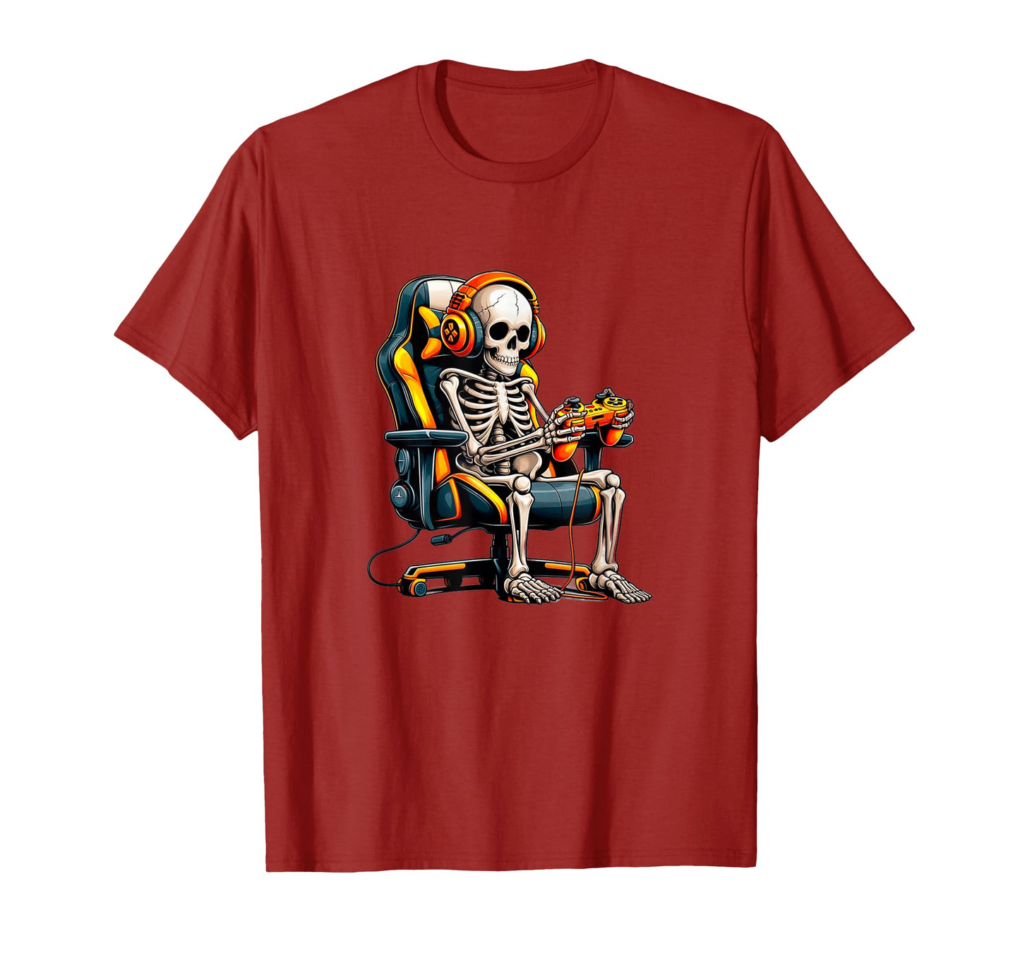 Halloween Skeleton Gamer Costume T-Shirt