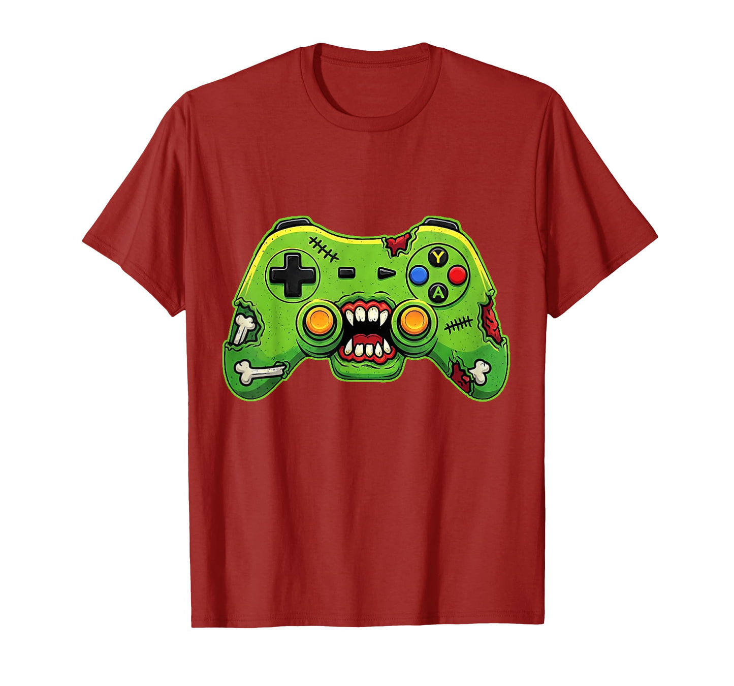 Halloween Skeleton Zombie Gaming Controllers Mummy. T-Shirt