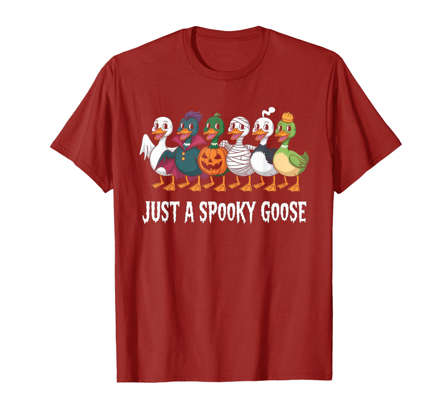 Funny Spooky Goose Saying Humorous Halloween Costume Gag T-Shirt