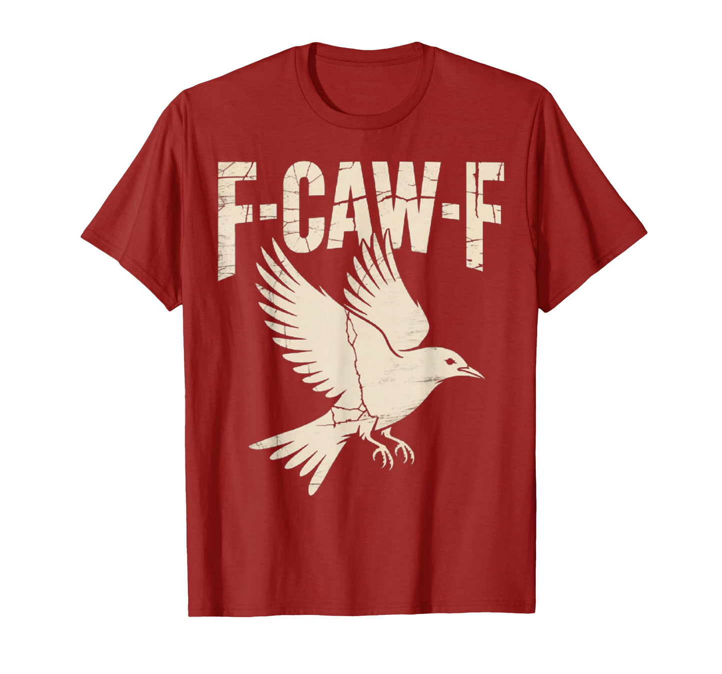 F-Caw-F Funny Flying Bird T-Shirt