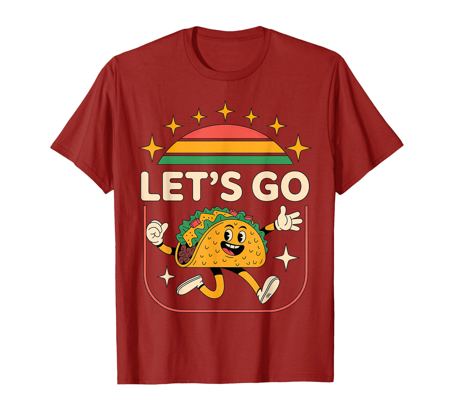 Dabbing Taco Let's Go Taco T-Shirt