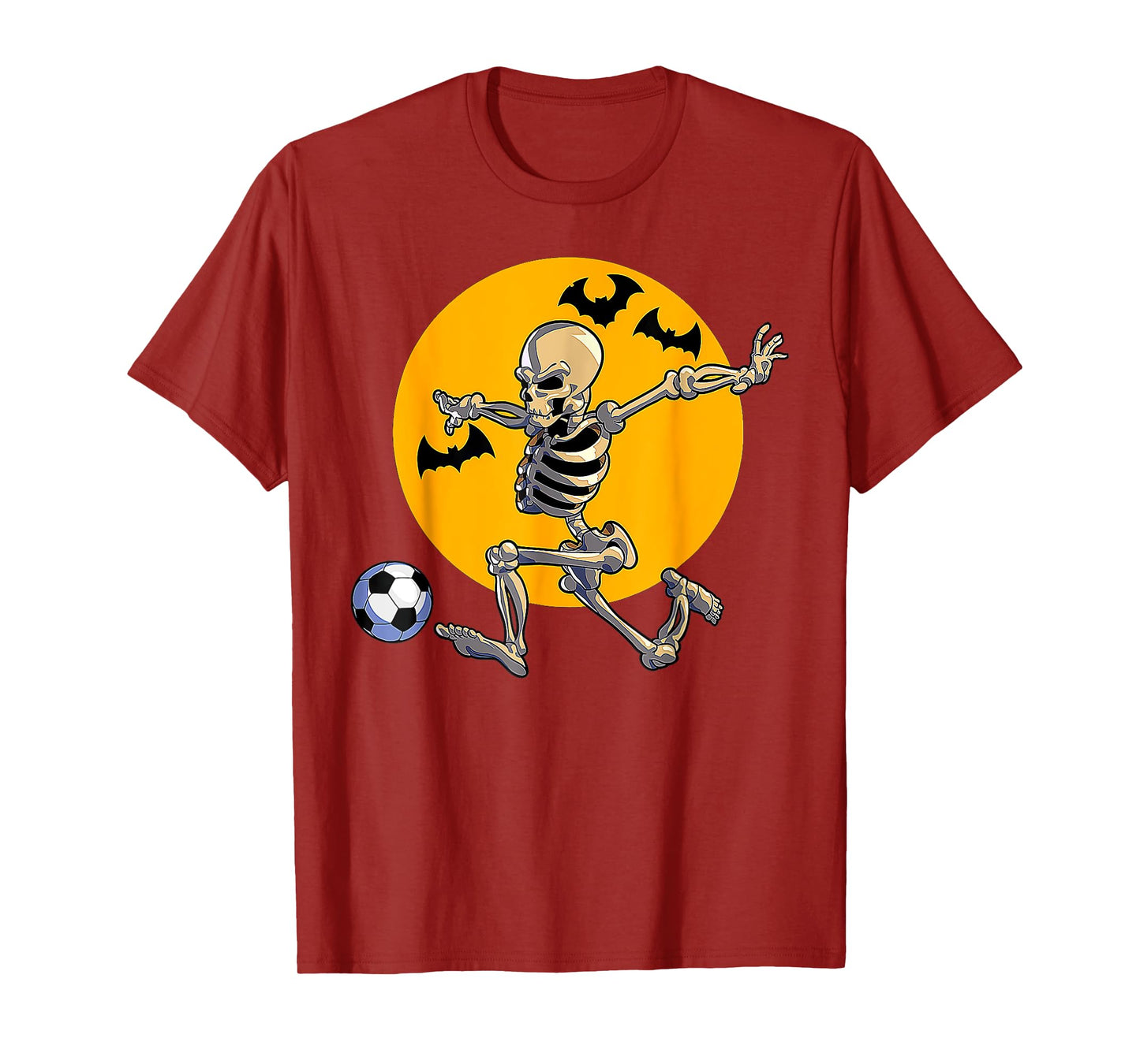Soccer Skeleton Halloween T-Shirt
