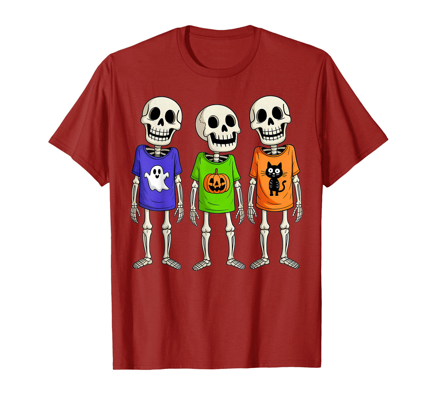 Halloween Skeleton Decorations with Hands for Outdoor Fun T-Shirt