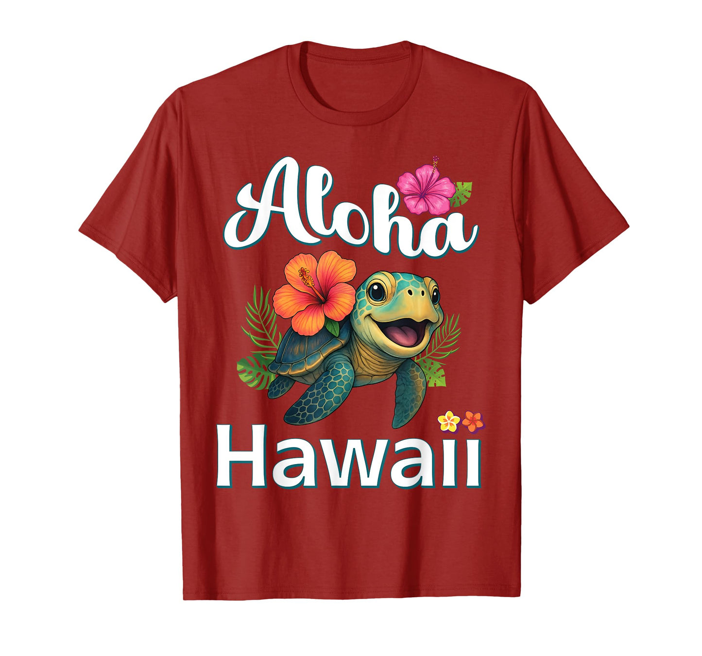 Aloha Hawaii Turtle Hawaiian Island Kids Toddler Men Women T-Shirt