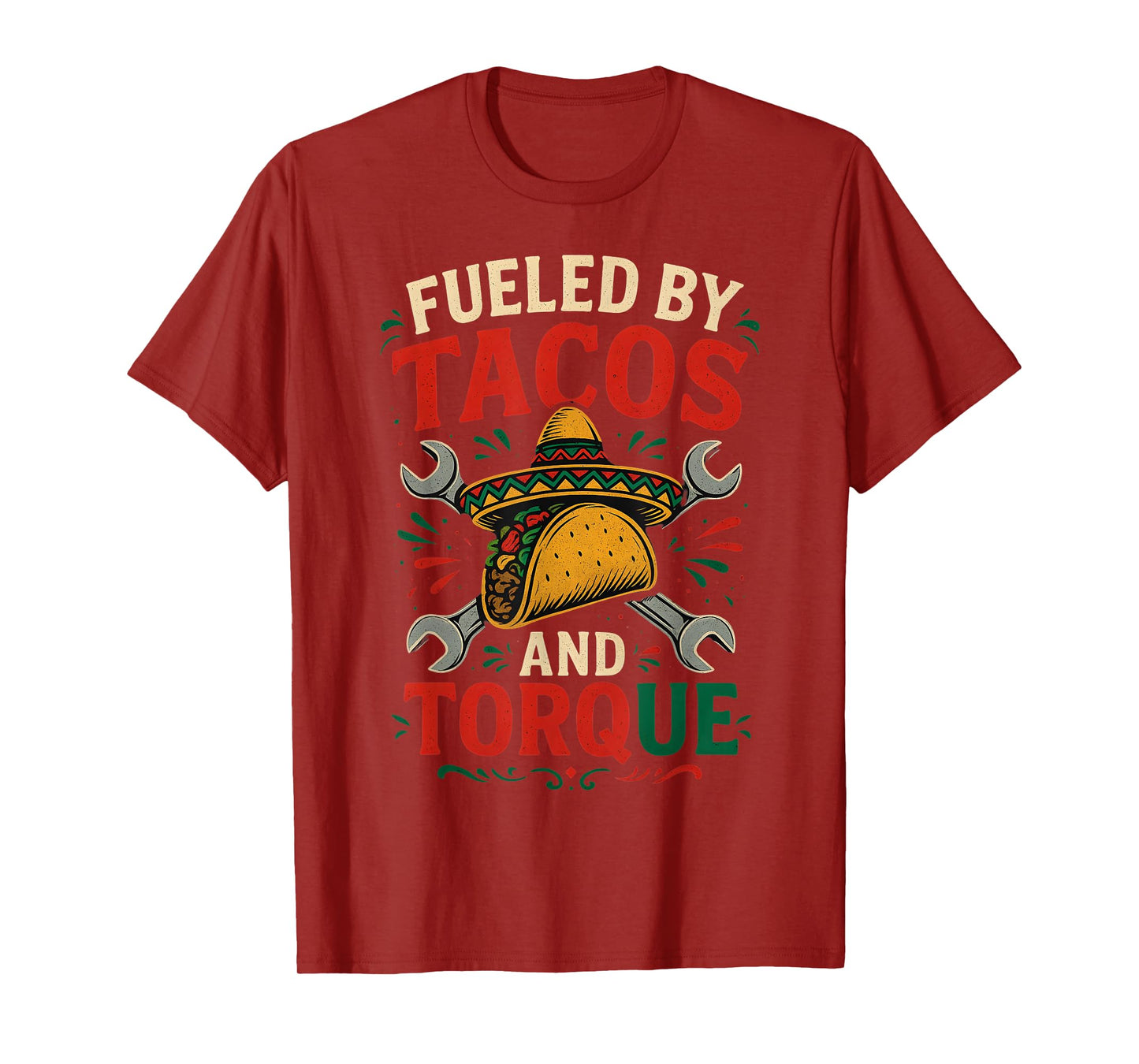 Mechanic Work Car Guy Garage Tuning Piston Engine Mexican T-Shirt