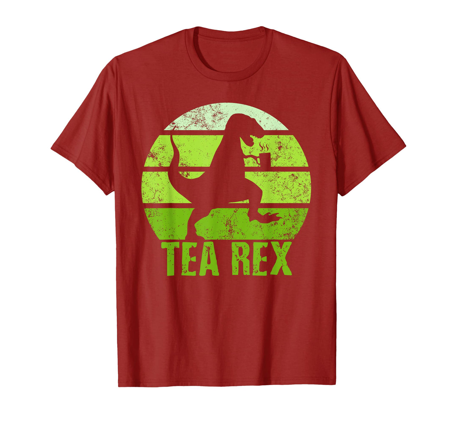 Tea Rex Shirt Retro Vintage T-rex Funny Dinosaurs Tea Party T-Shirt