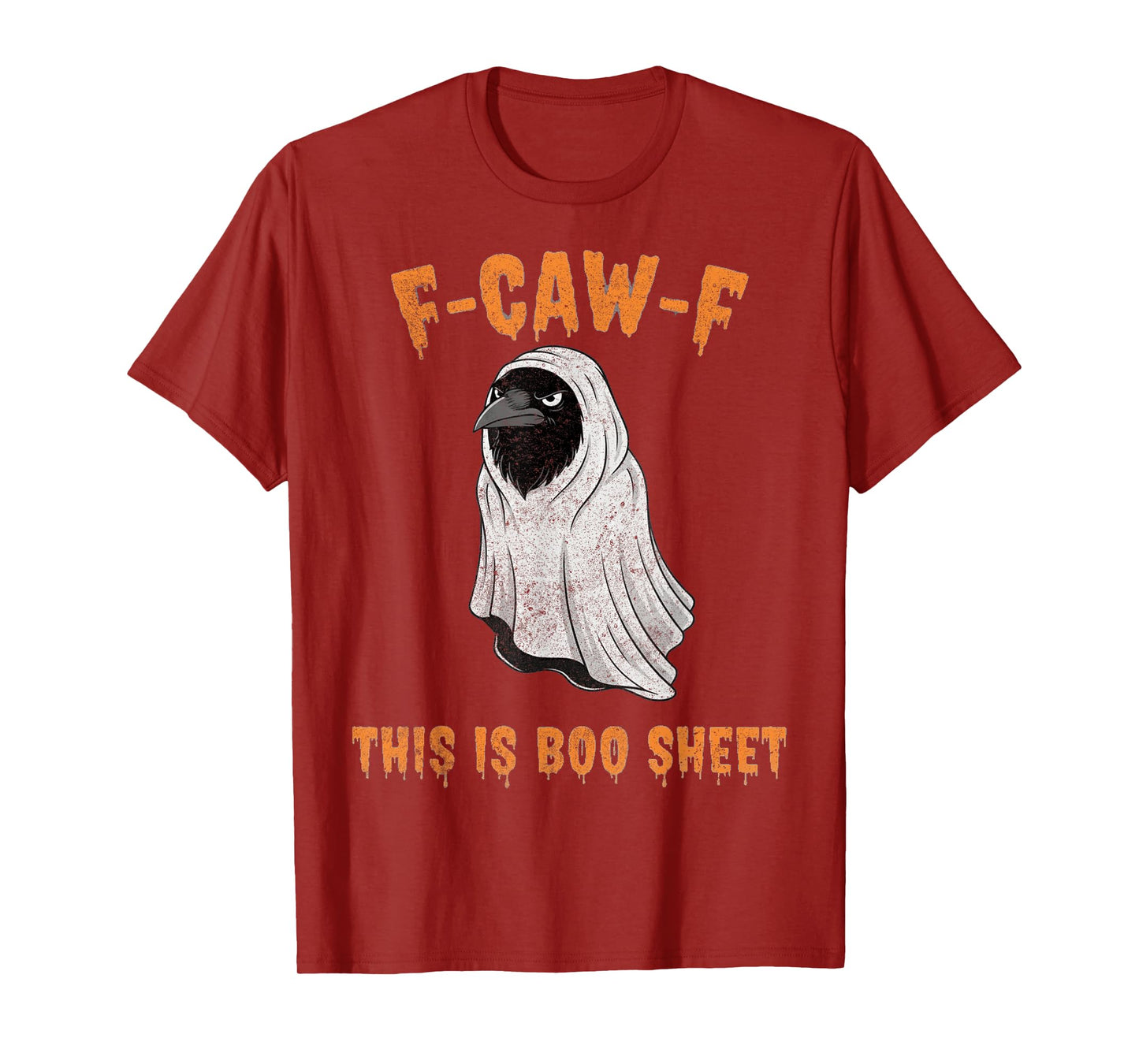 F-Caw-F This is Boo Sheet Ghost Halloween Costume Funny T-Shirt