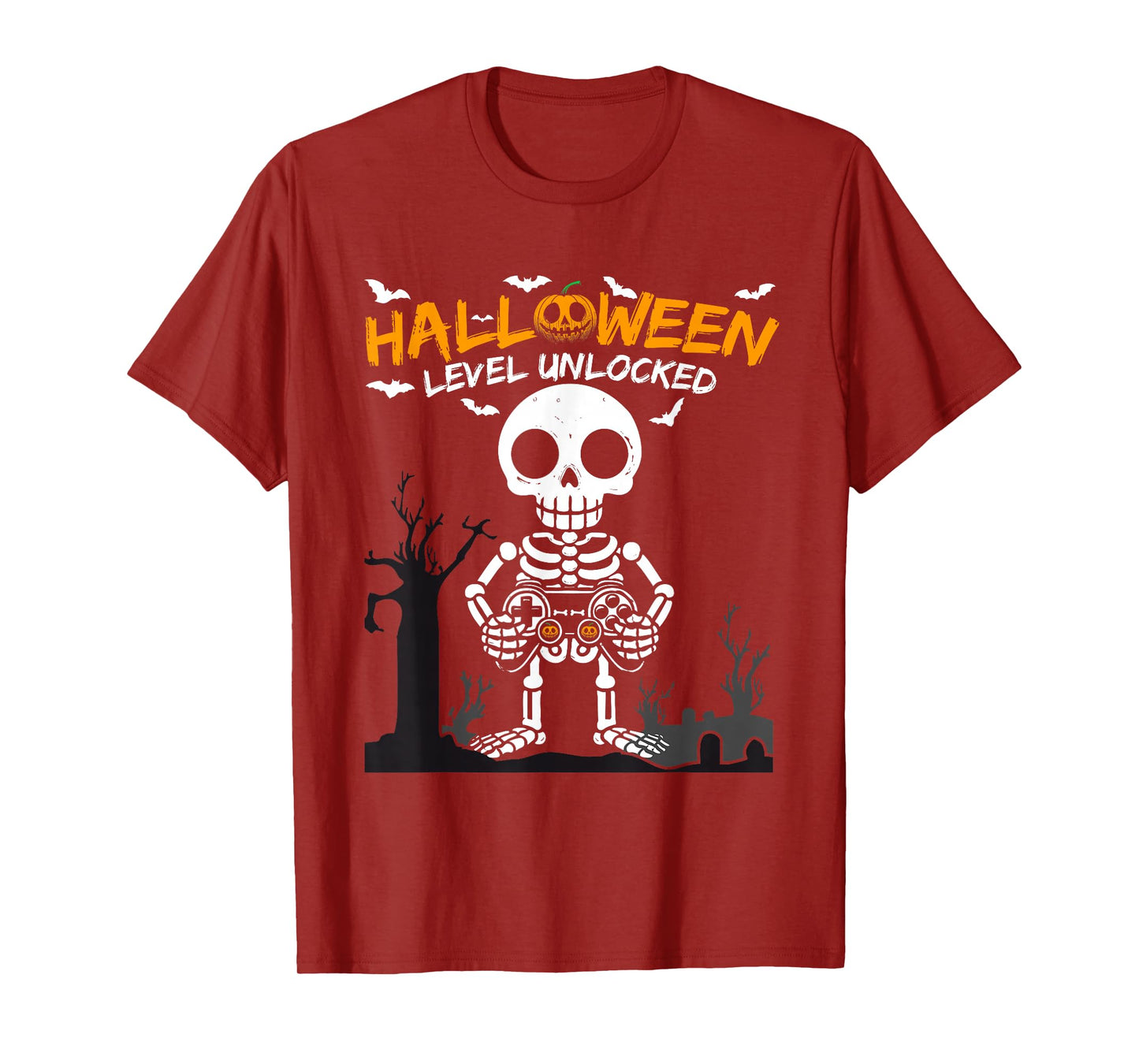 Skeleton Halloween Level Unlocked for Halloween Spooky T-Shirt