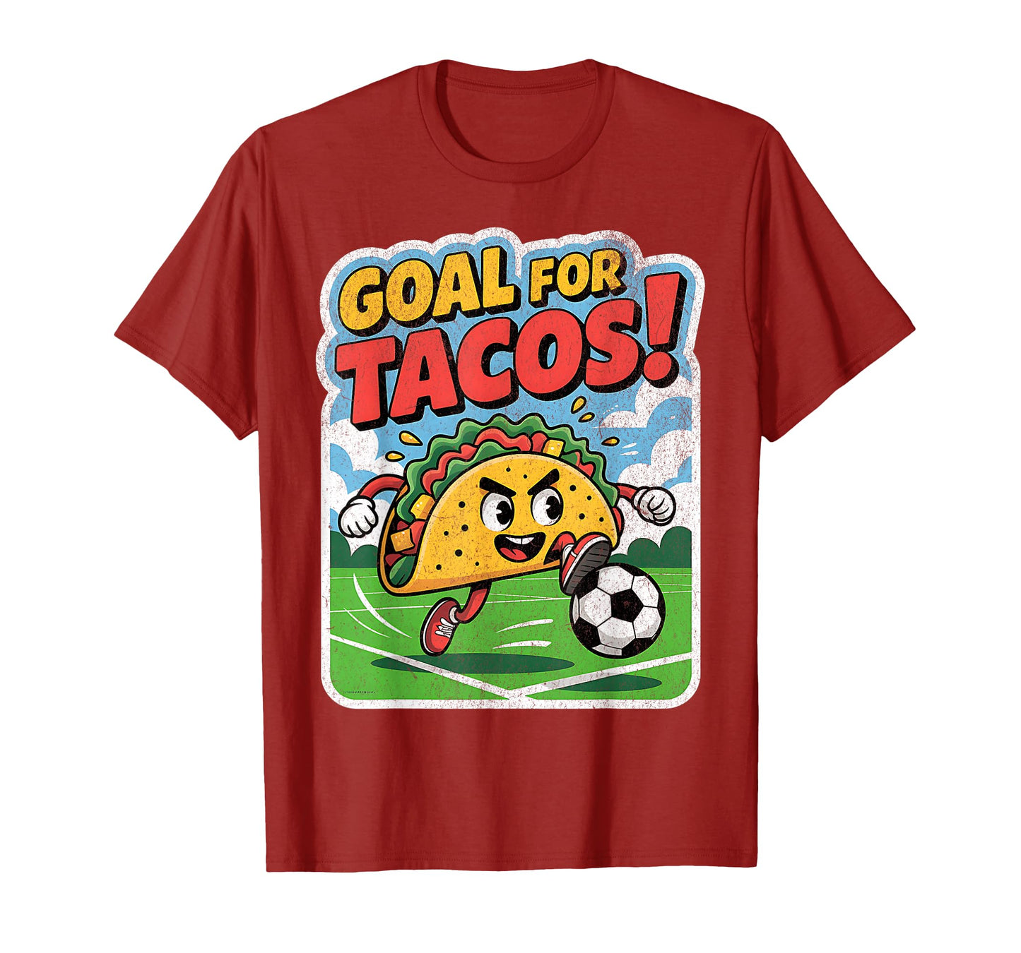Goal for Tacos – Soccer Taco National Taco Day Design T-Shirt