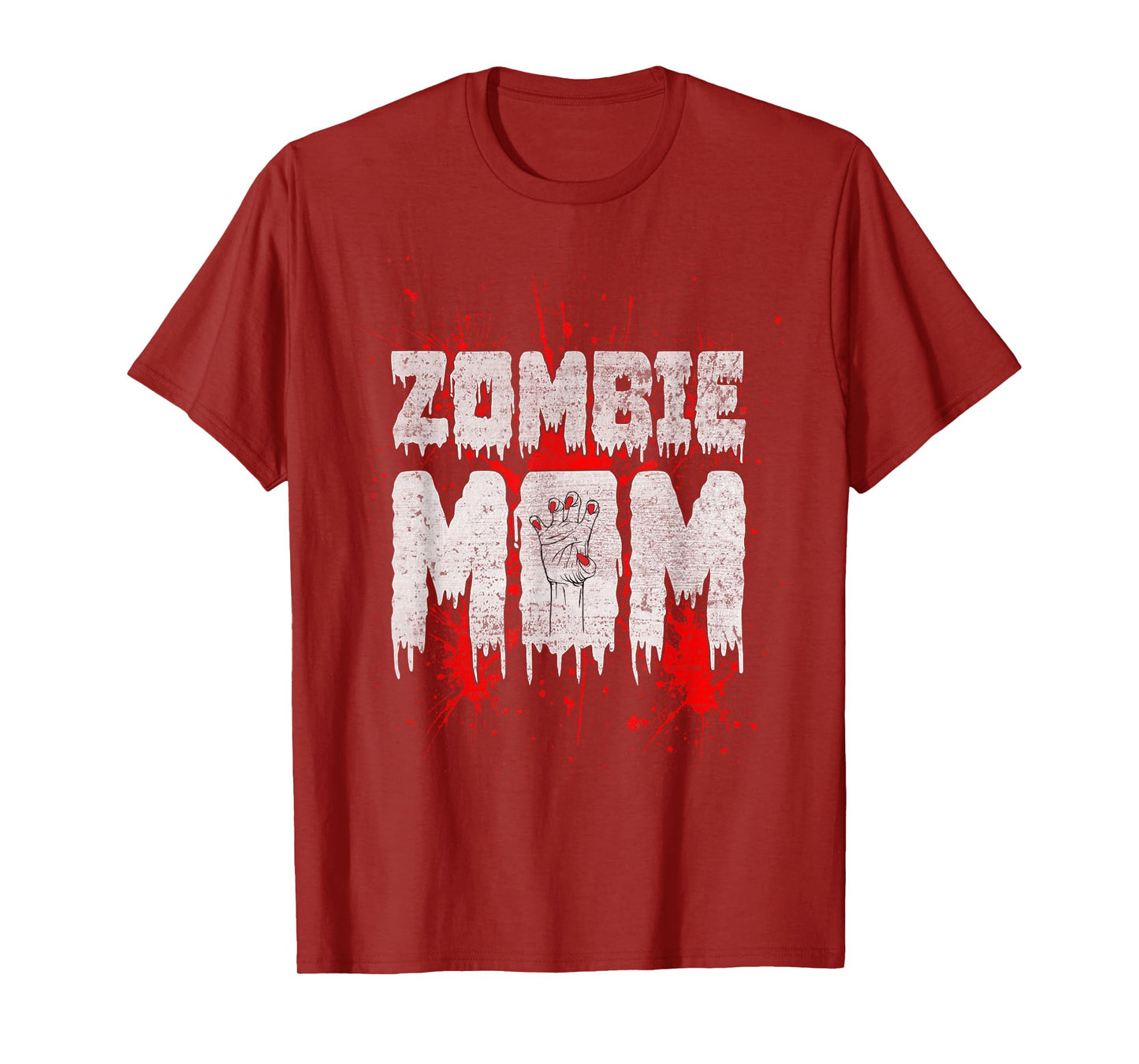 Zombie Mom Scary Spooky Mom Halloween Women T-Shirt