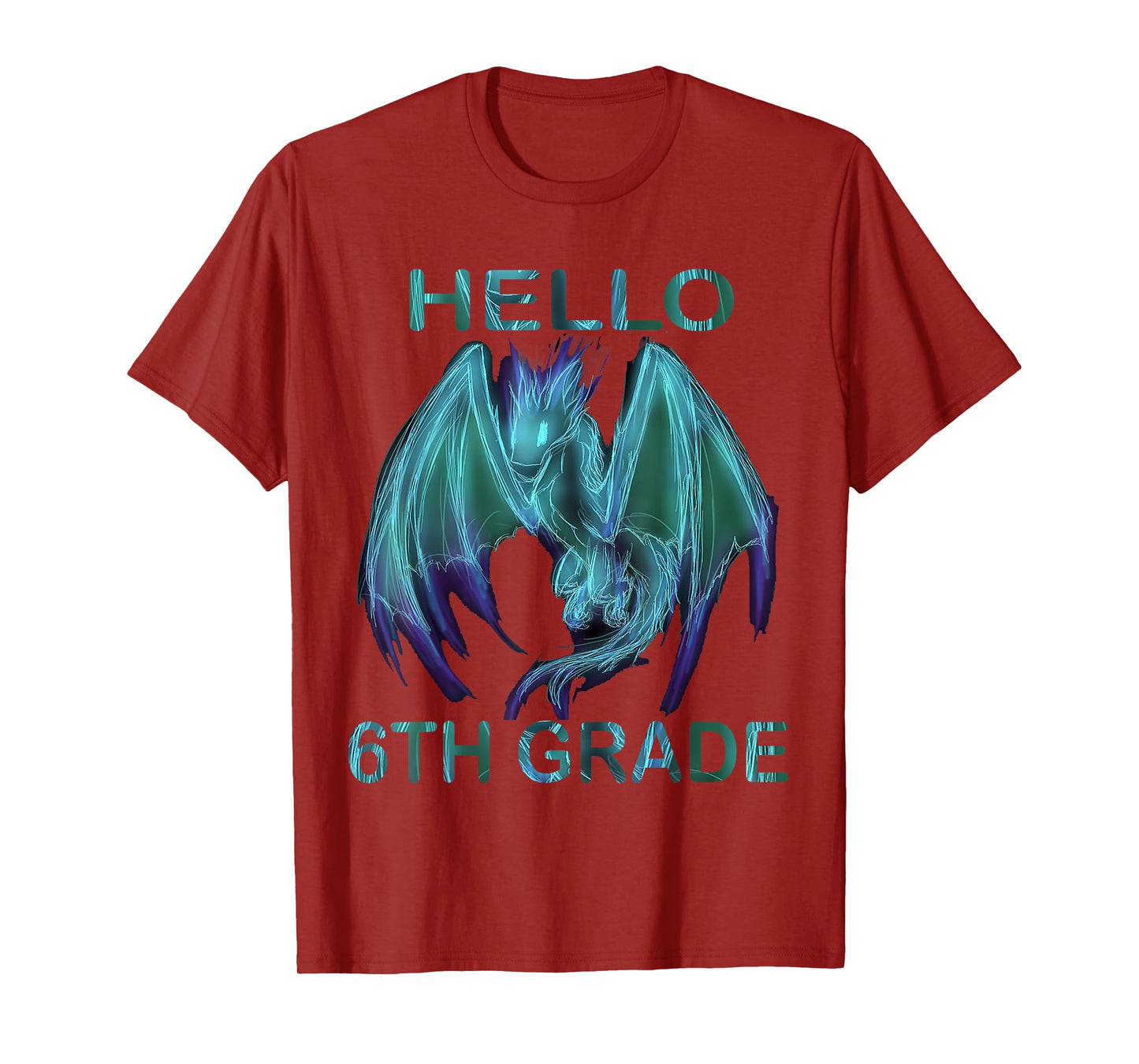 Hello 6th Grade Dragon T-Shirt