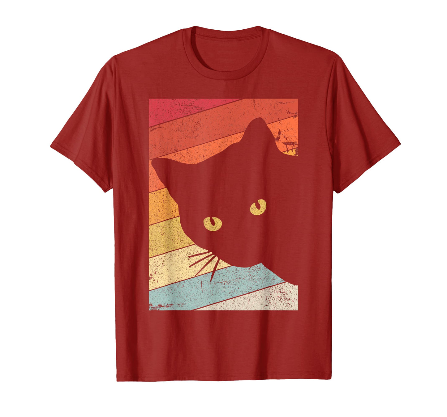 Cat Shirt. Retro Style T-Shirt for Men Women Girls Kids