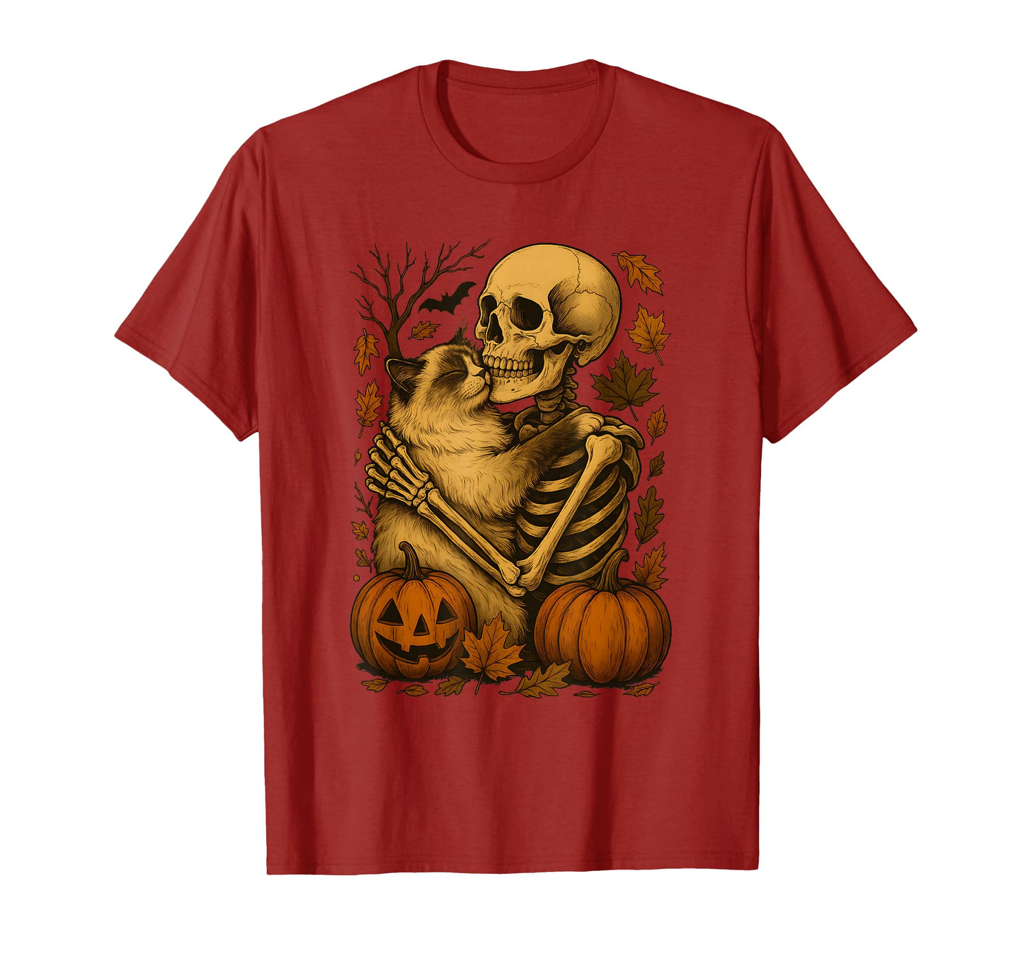 Skeleton Hugging Birman T-Shirt