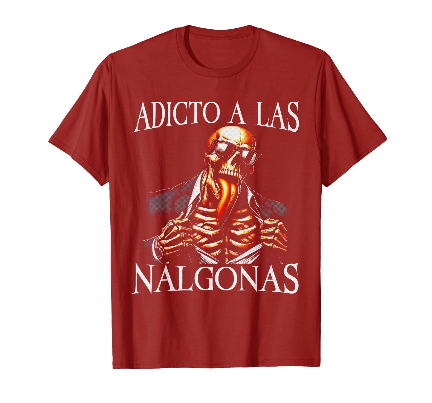 Calacas Chidas Gym Funny Sarcasm Slang Mexican Skull Sayings T-Shirt