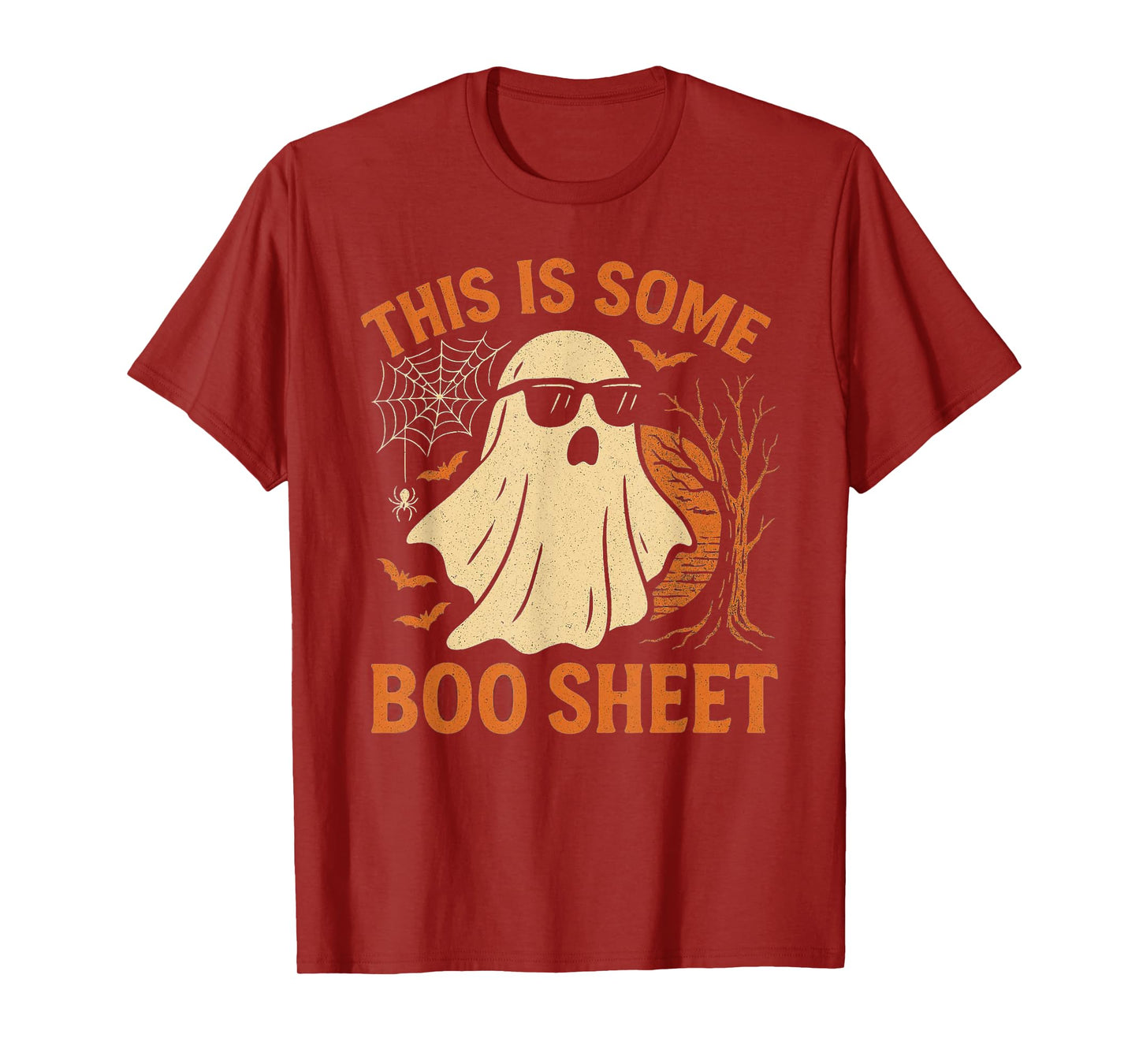 This is Some Boo Sheet Ghost Retro Funny Halloween Men Women T-Shirt