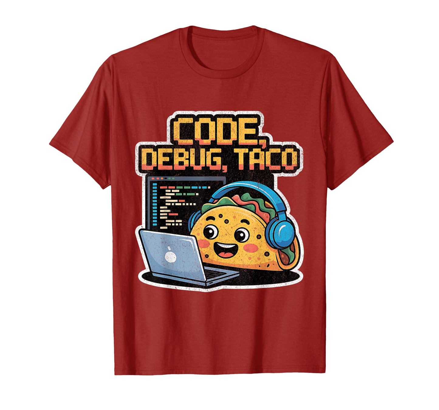 Code, Debug, Taco – Taco Programmer Design for National Taco T-Shirt