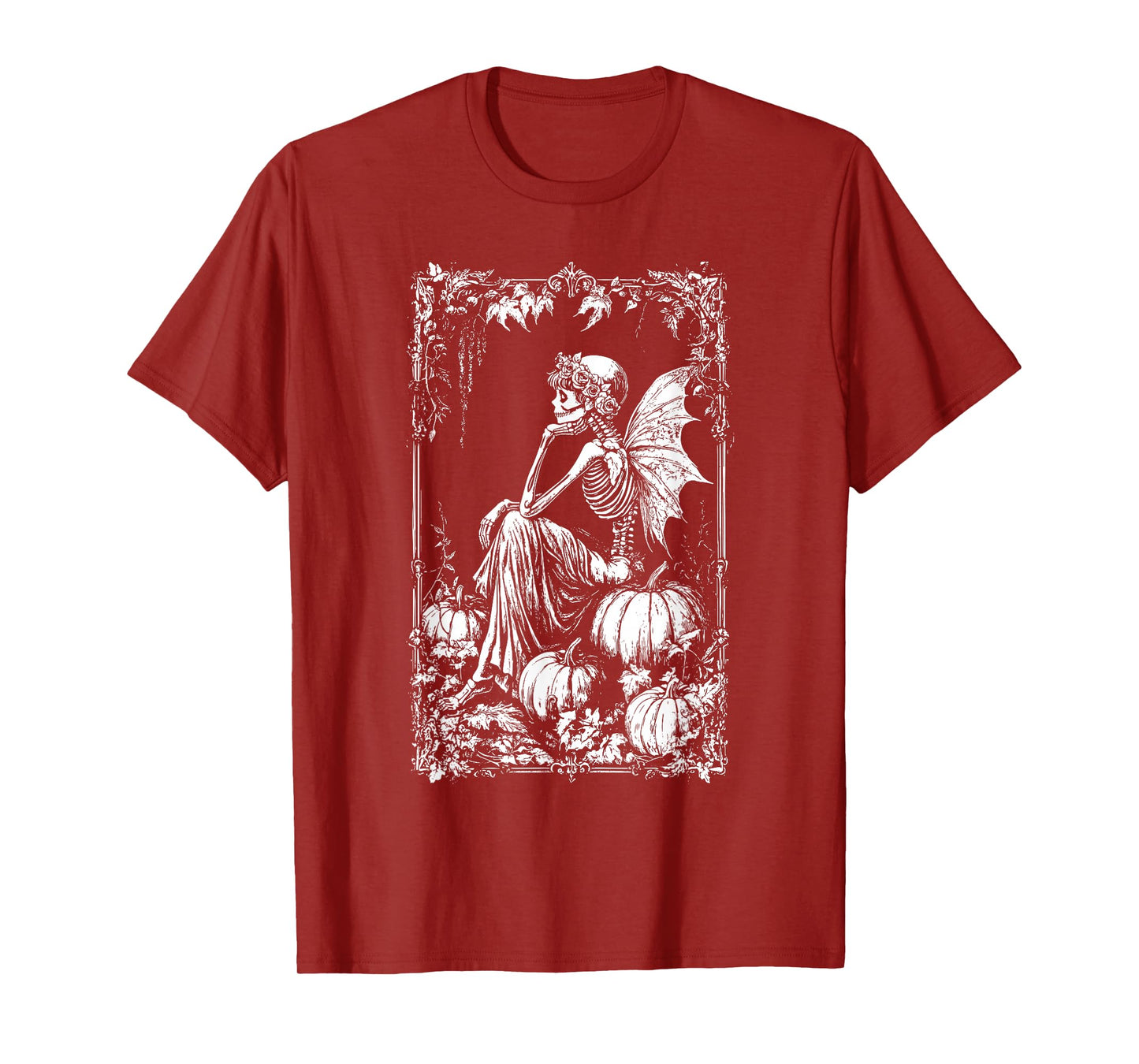 Emo Grunge Gothic Fairy Pumpkins Mystical Fairycore T-Shirt