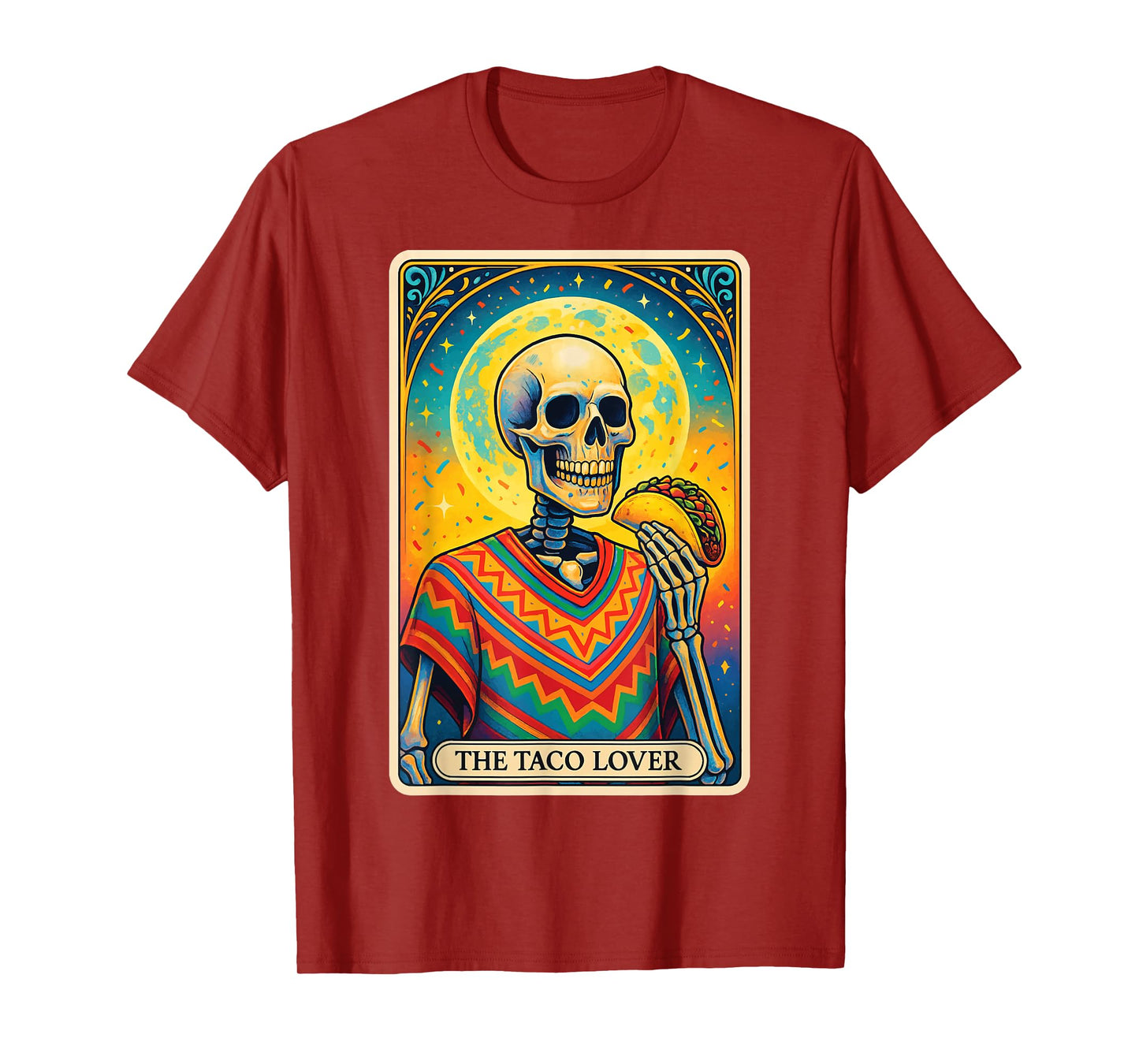 The Taco Lover Tarot Card T-Shirt