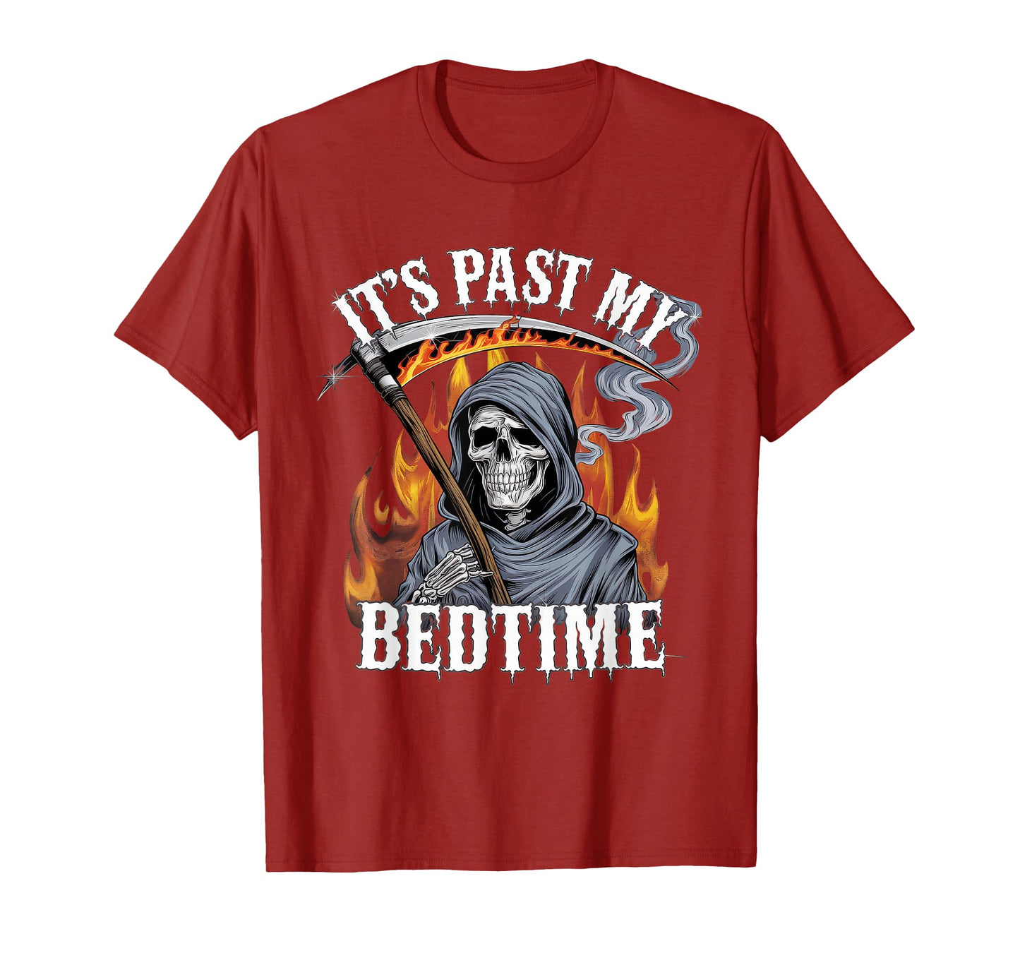 Funny Tshirt Men Humor Skeleton Meme Sarcastic Ironic Tired T-Shirt