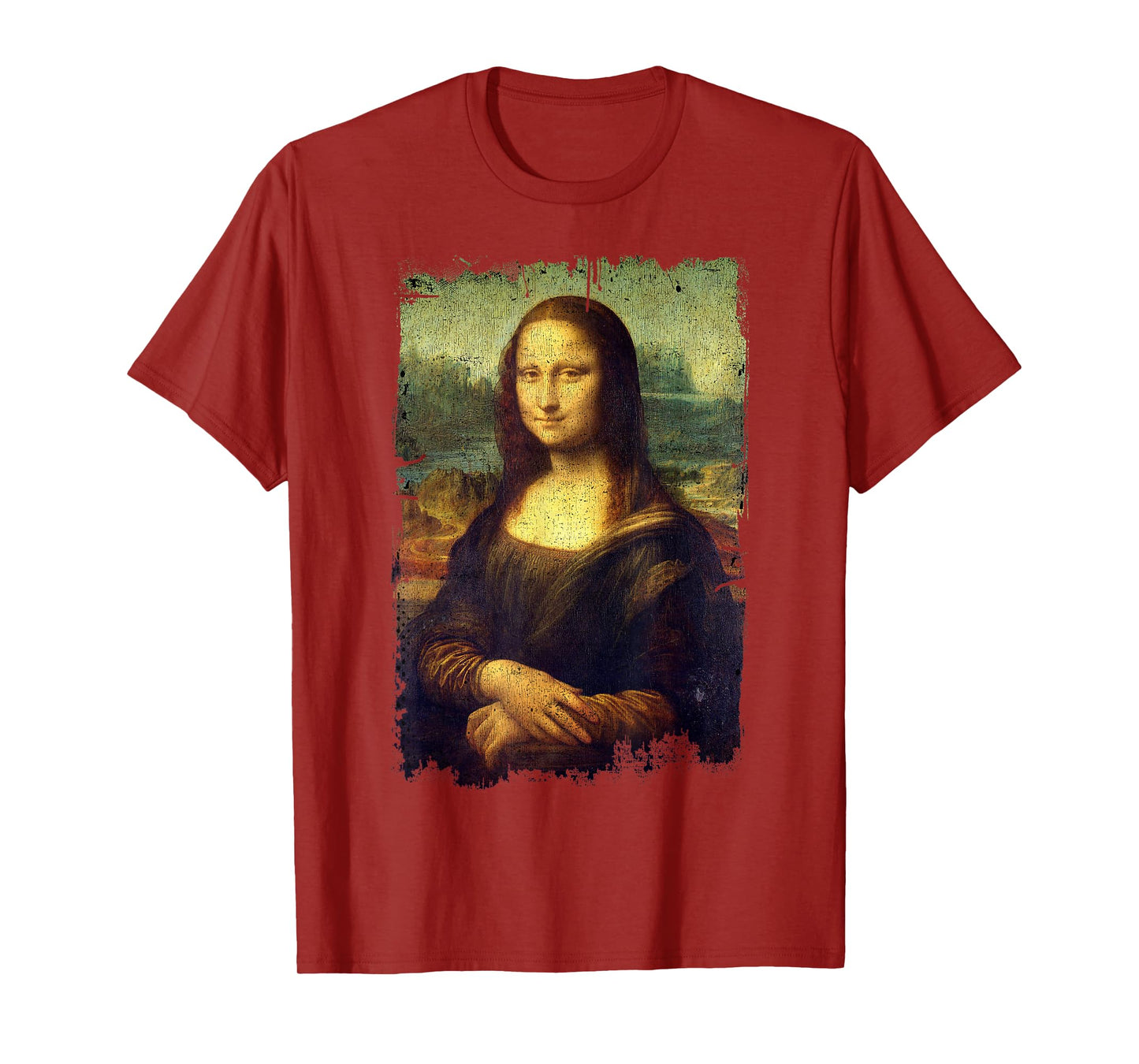 Mona Lisa by Leonardo da Vinci Famous Painting T-Shirt