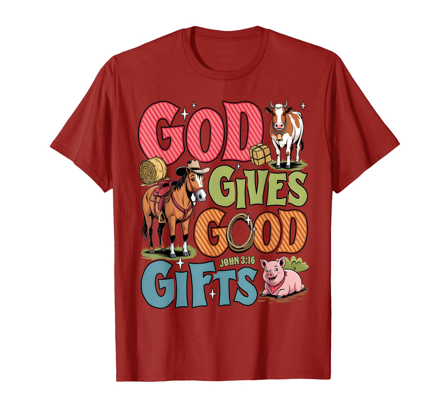 Yee Haw VBS 2025 Animal Farm Vacation Bible School T-Shirt