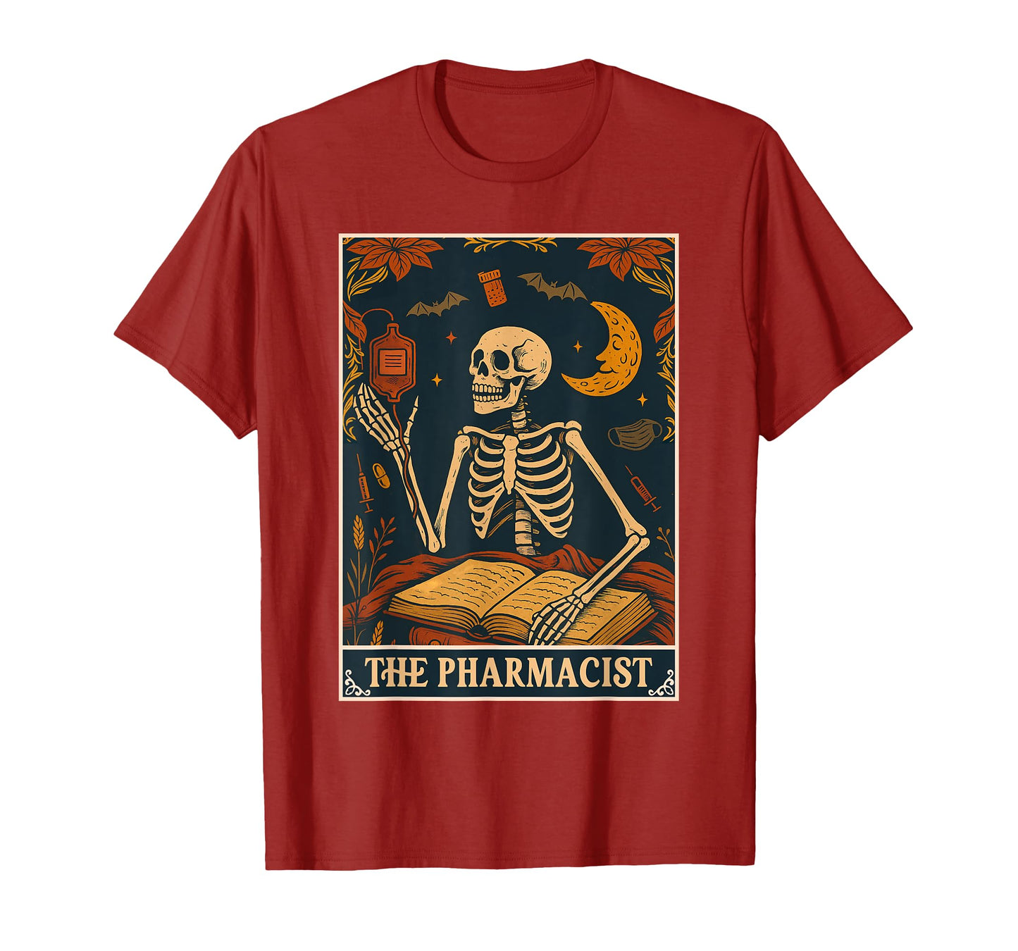 Pharmacist Tarot Card Pharm Tech Pharmacy Funny Drug Dealer T-Shirt