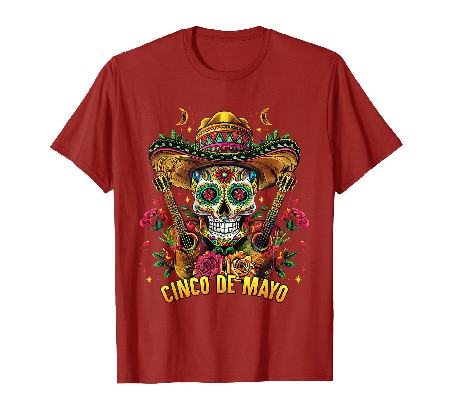 Cinco De Mayo Women Girl Kids Mexican Skull Fiesta 5 De Mayo T-Shirt