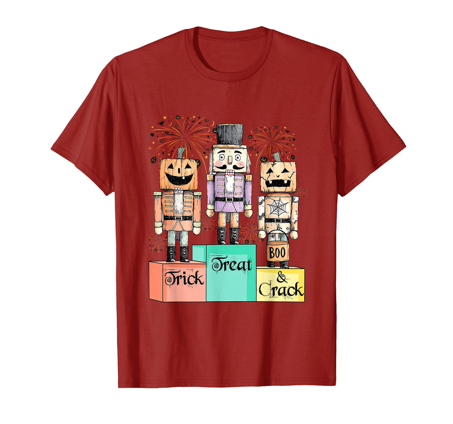 Trick Treat and Crack,Halloween Nutcracker,Spooky Nutcracker T-Shirt