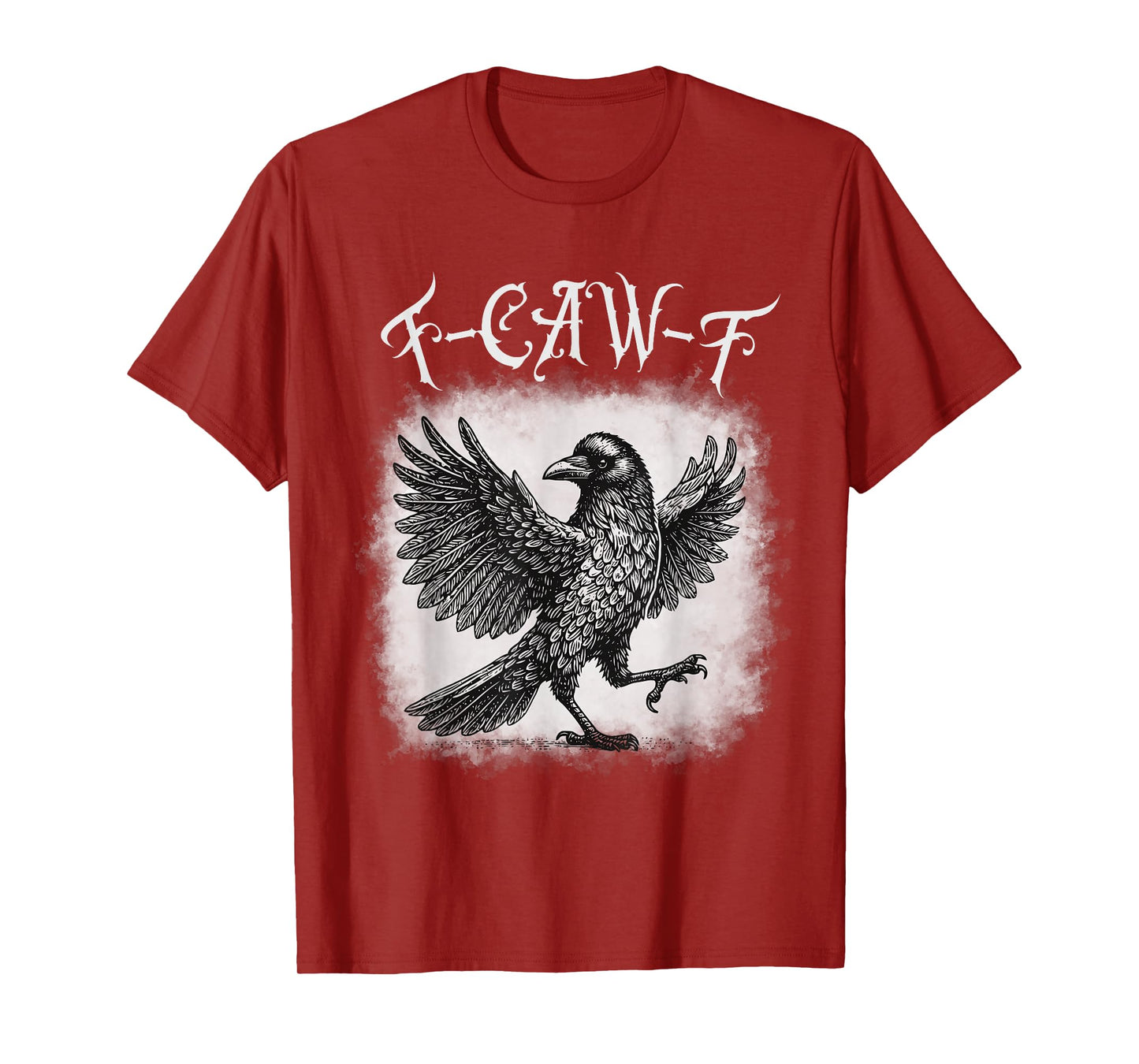 F-Caw-F Crow Funny Vintage Gothic Bird T-Shirt
