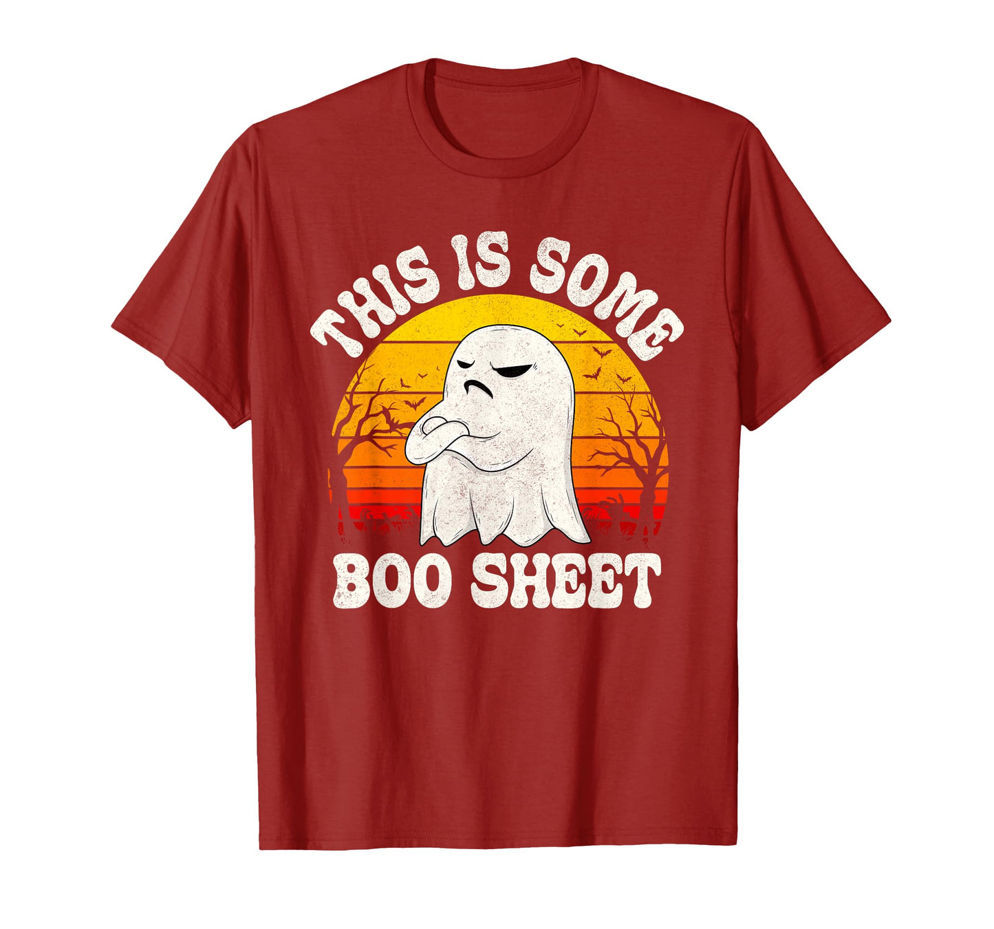 This is Some Boo Sheet Funny Vintage Angry Ghost Halloween T-Shirt