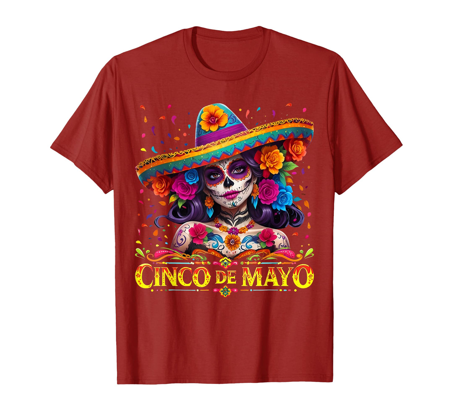Cinco De Mayo 2025 Mexican Fiesta 5 De Mayo Girls Women T-Shirt