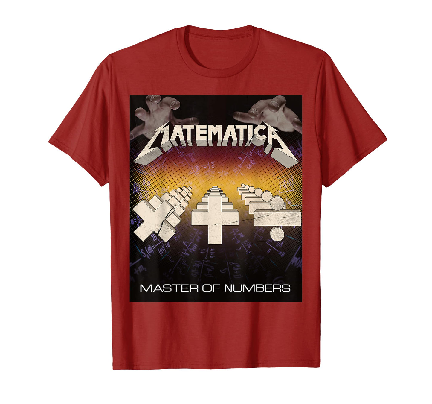 Matematica Master Of Numbers Math Teachers Puppets Parody T-Shirt