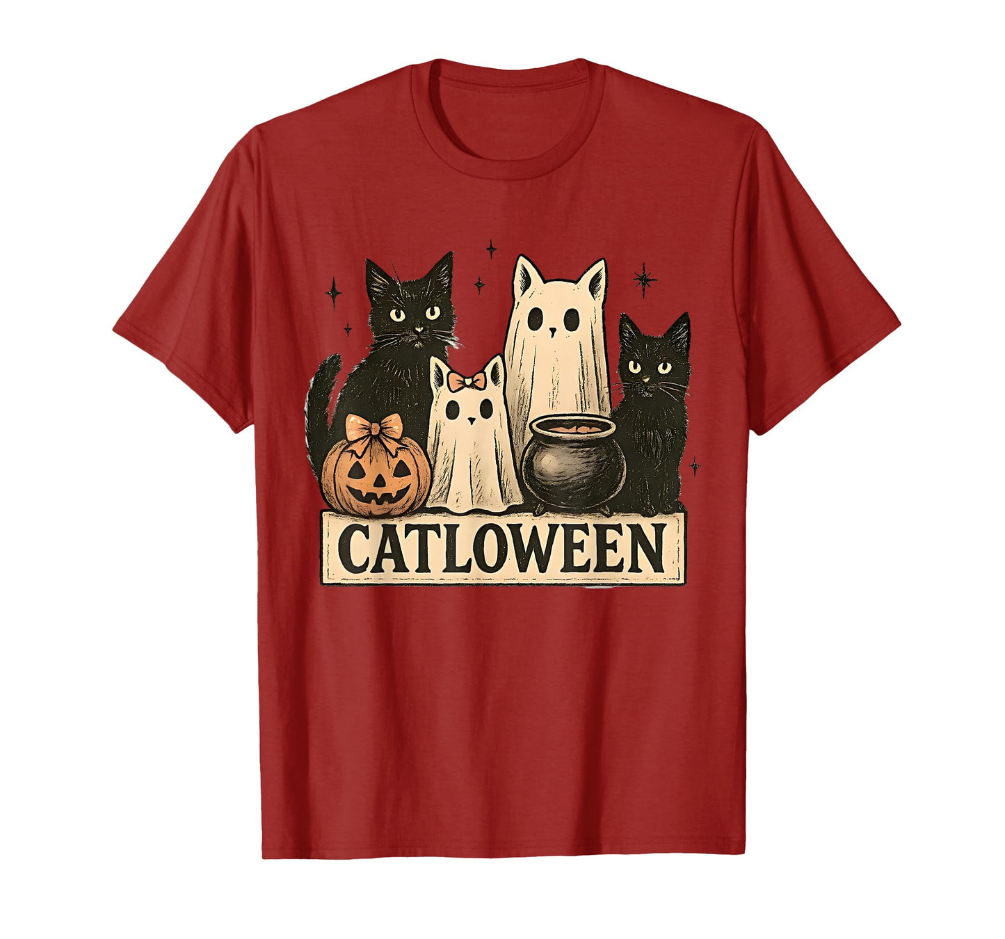 Ghost Cat Shirt, Cat Halloween Shirt,Halloween Ghost T-Shirt