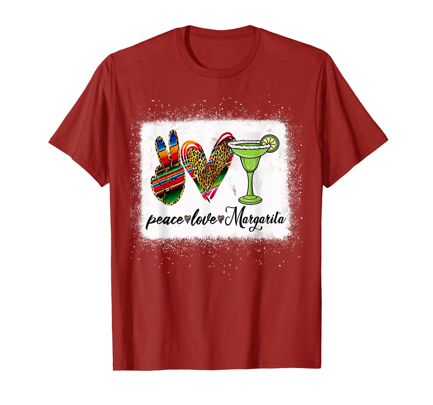 Peace Love Margarita Shirt Feelin' Salty Margarita Drinking T-Shirt