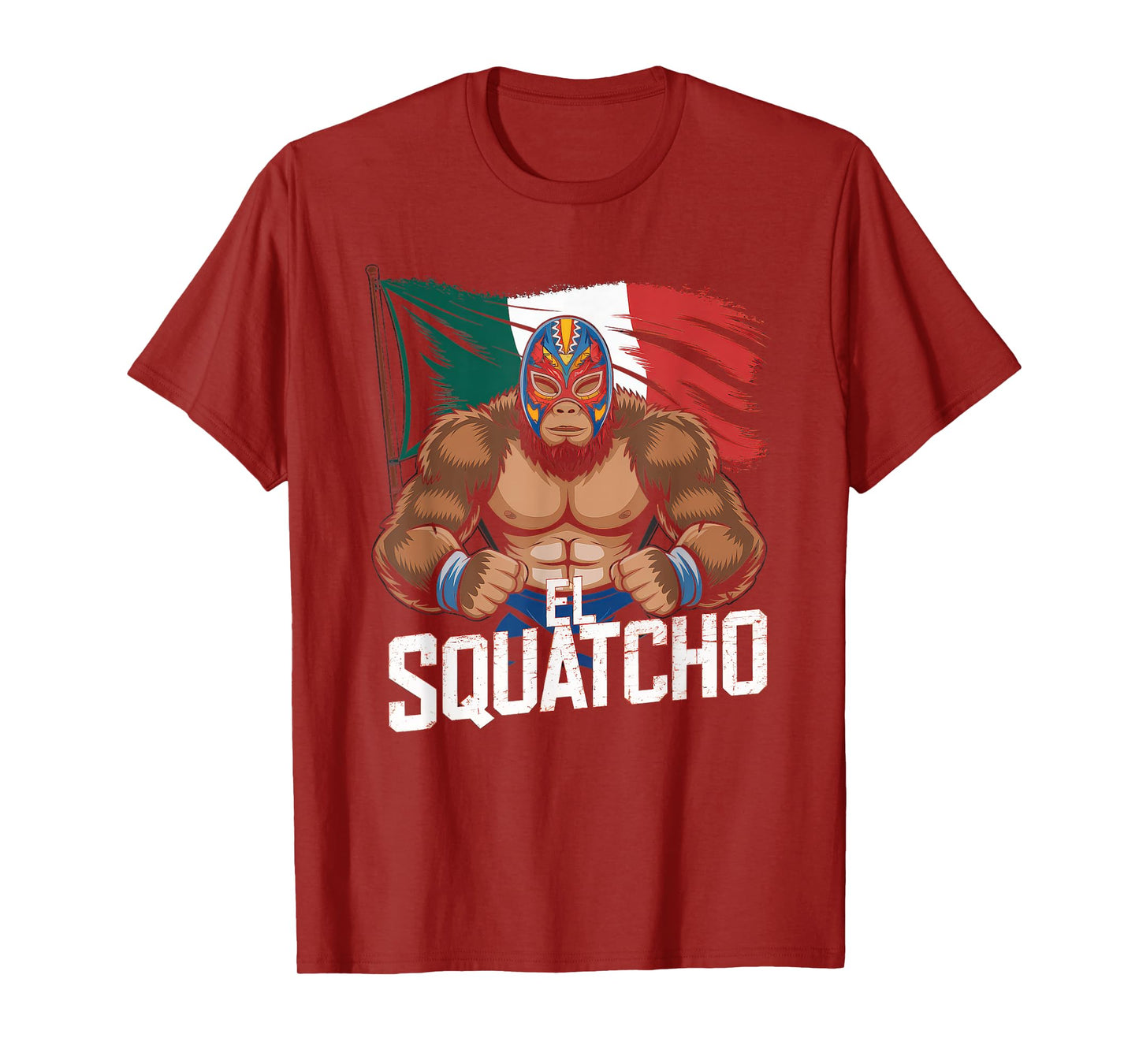 El Squatcho Tshirt Men Women Bigfoot Sasquatch Mexican T-Shirt