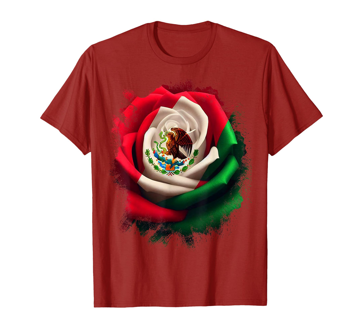 Mexico Gift Rose Tijuana Mexican Hispanic Pride Poncho T-Shirt