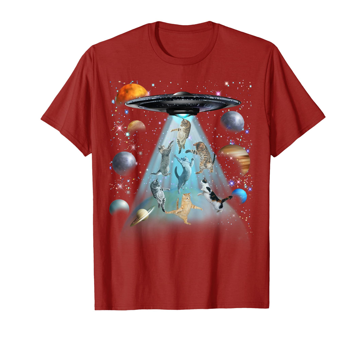 Galaxy Cat Funny T-Shirt for Cat Dad & Mom Lovers