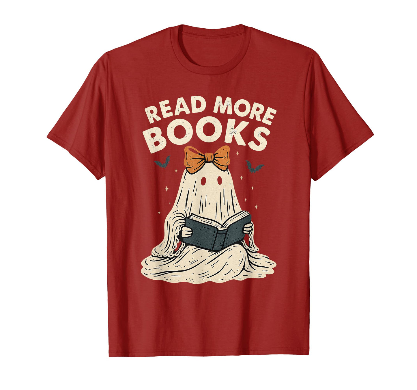Read More Books Spooky Boo Book Lovers Halloween Late Night T-Shirt