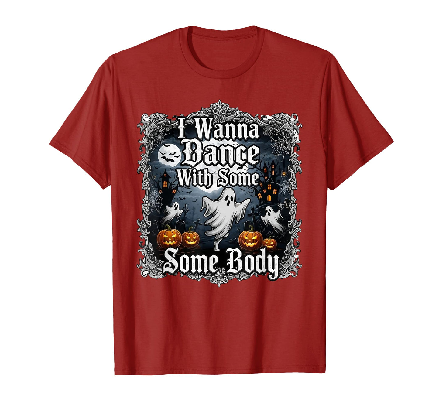 I Wanna Dance with Some Body Skeleton Funny Halloween T-Shirt