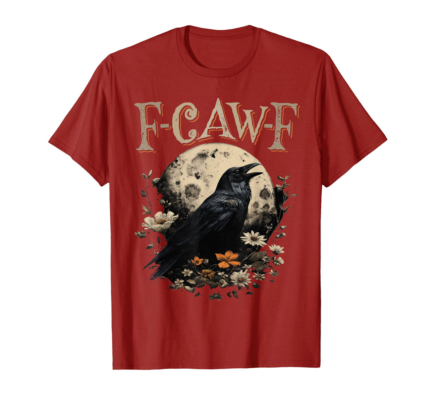 F Caw F Desaturated Floral T-Shirt