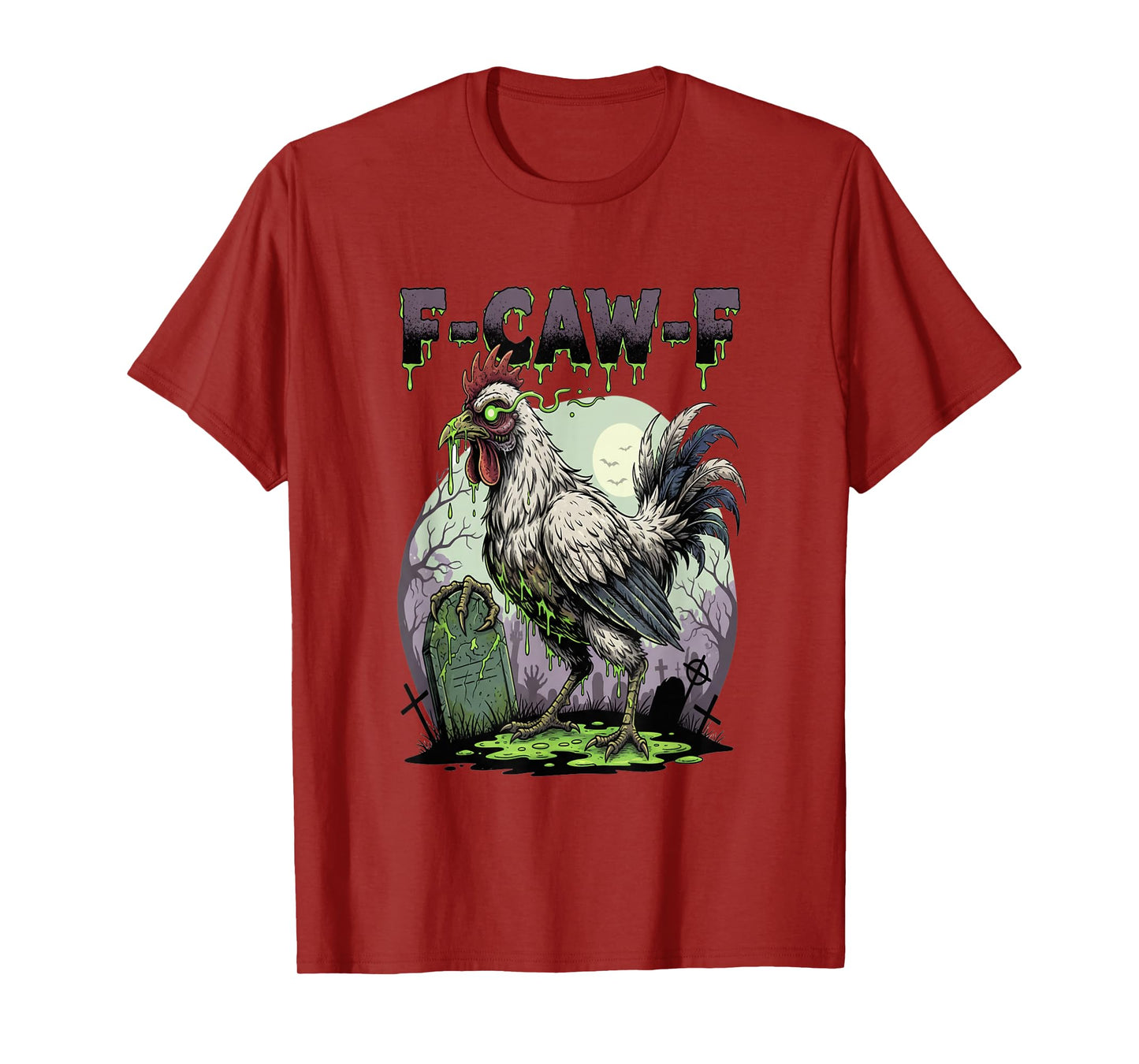 Funny F-CAW-F Meme Parody for F-Kaw-F Crow Fans Vintage T-Shirt