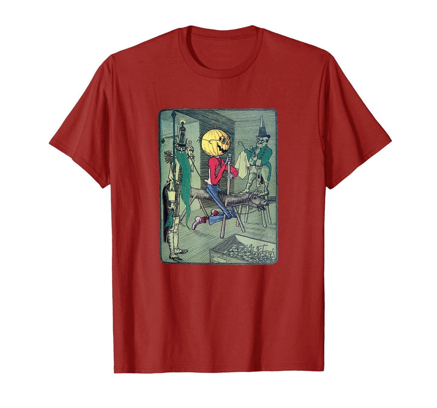 Jack Pumpkinhead & The Sawhorse Arrive in the Emerald City T-Shirt