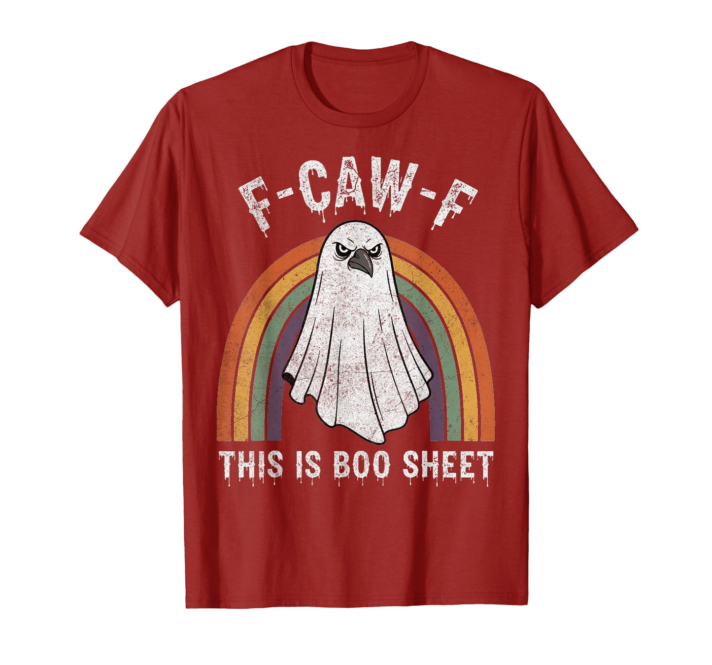 F-Caw-F This is Boo Sheet Ghost Halloween Costume Funny T-Shirt