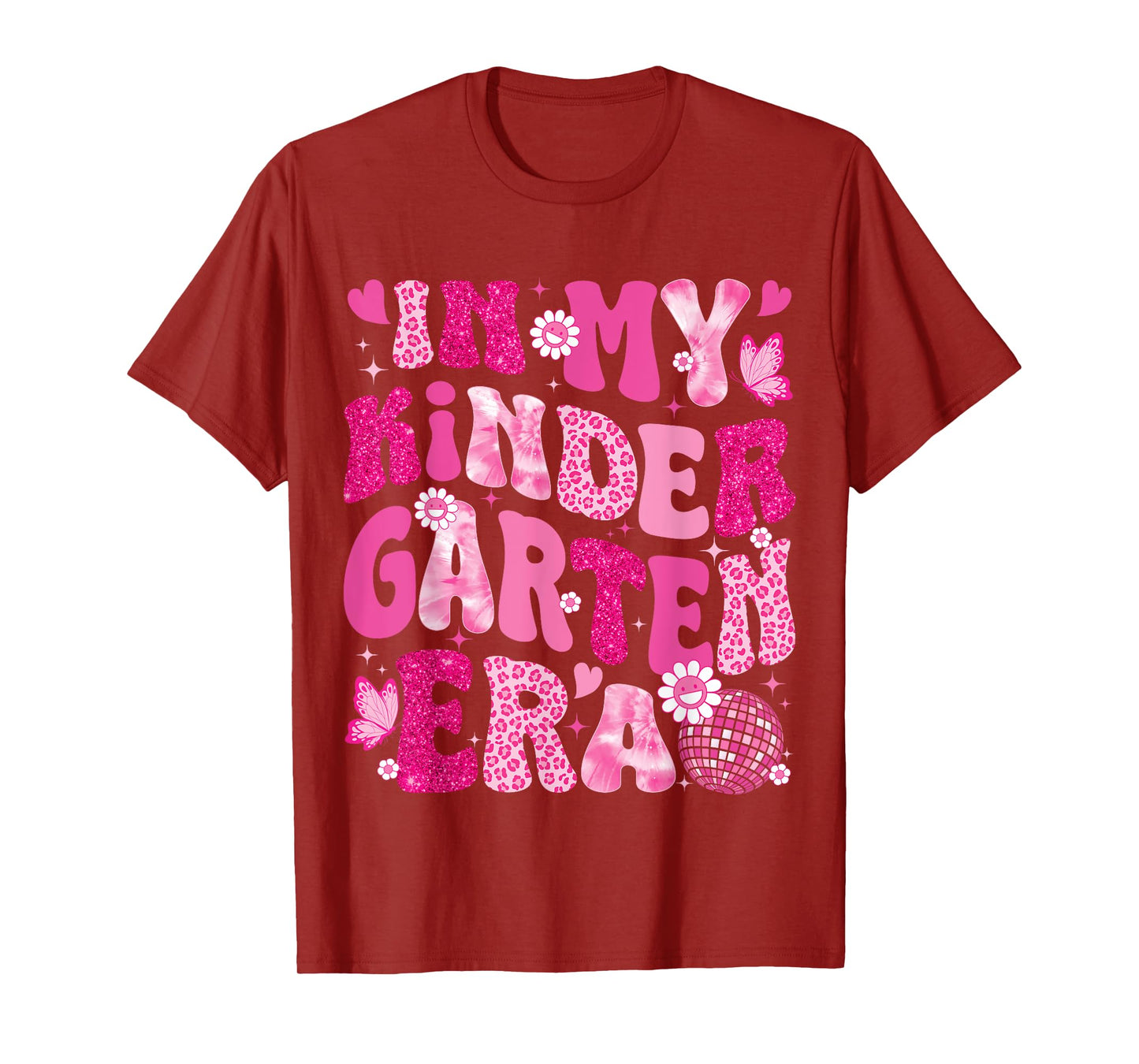 In My Kindergarten Era Teachers Women Back To School Girls T-Shirt