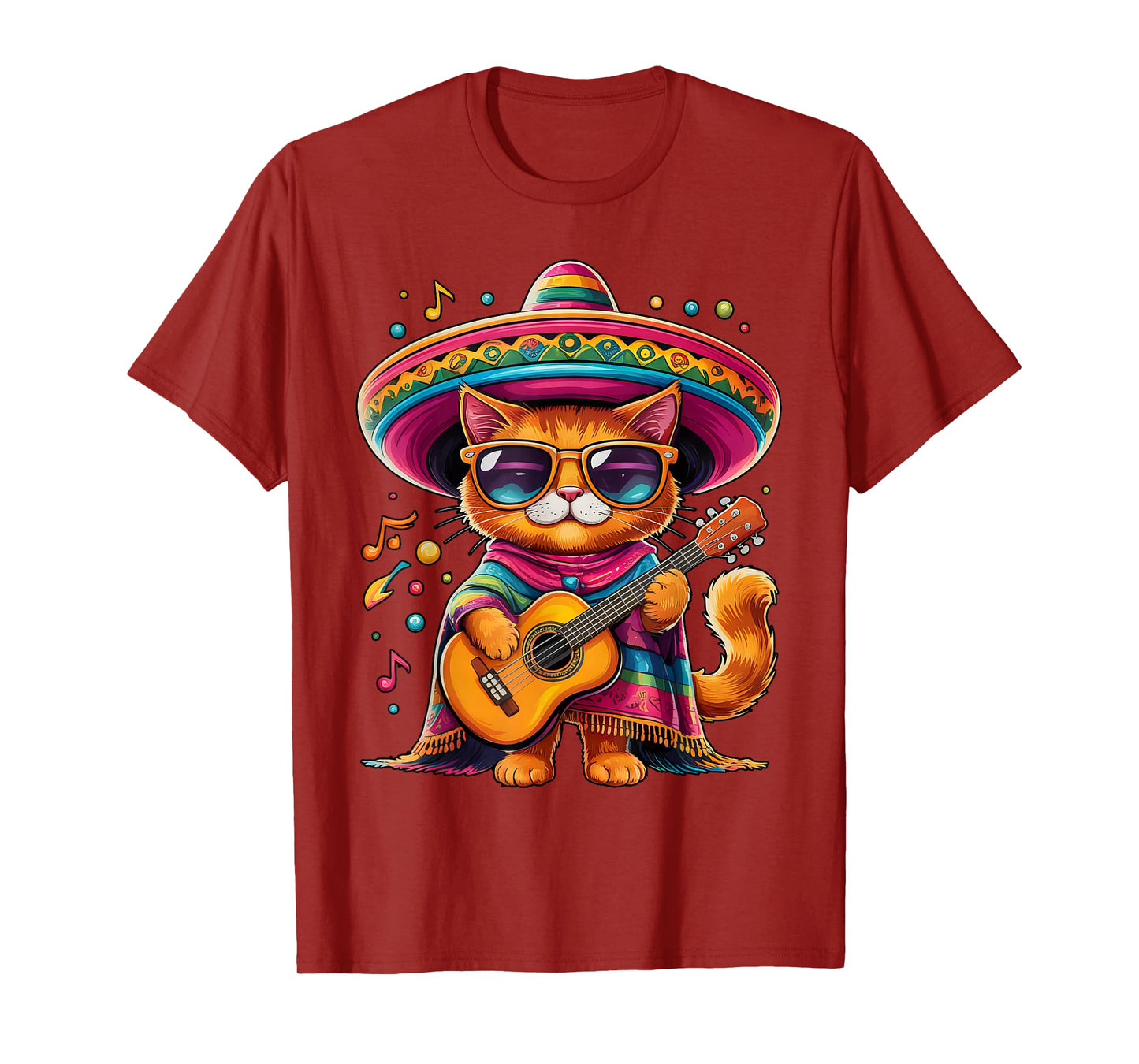 Gatos Before Vatos Mexican Cat Poncho Fiesta Cinco De Mayo Men Women Kids T-Shirt