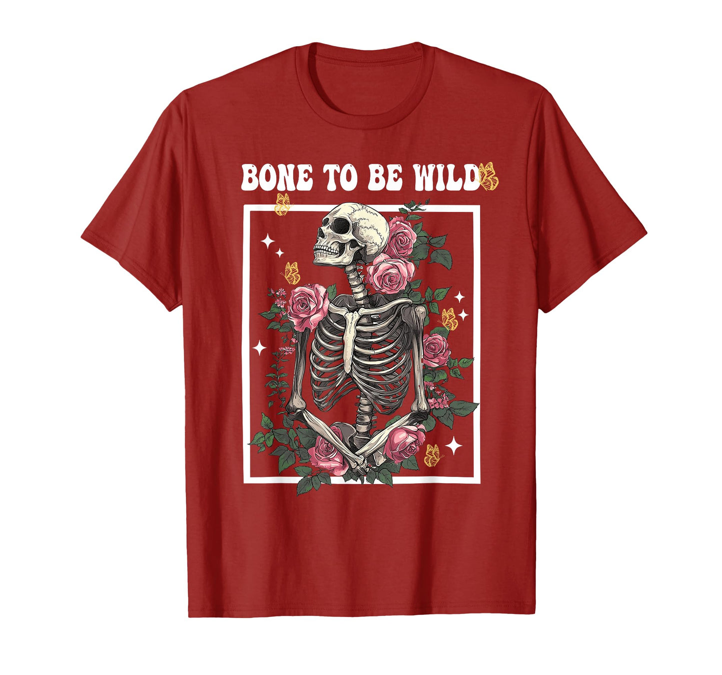 Bone to BeWild Skeleton Floral Orthopedic Ortho Nurse T-Shirt
