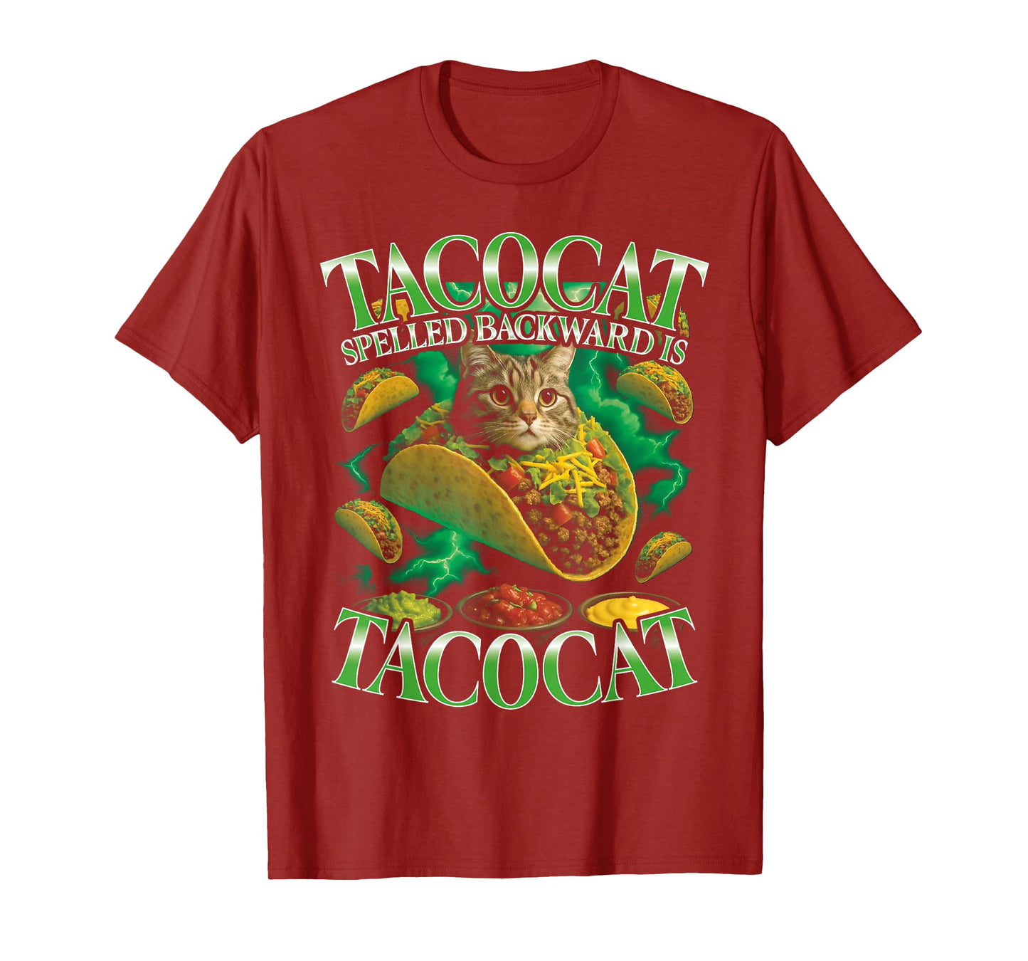 Tacocat Funny Cat Taco Bootleg T-Shirt