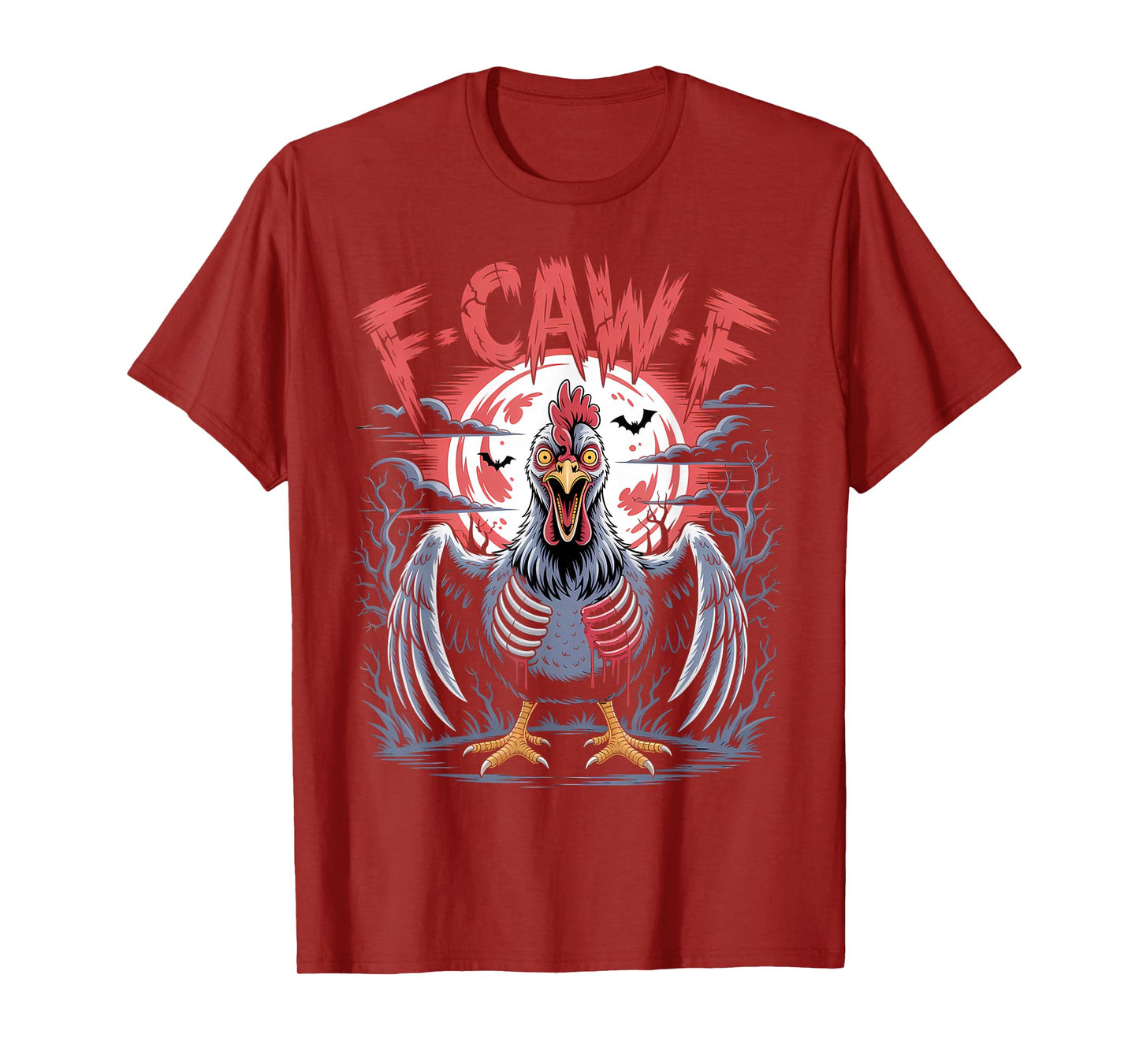 Funny F-Caw-F Chicken Humor F-Caw-F Quote Rooster Meme T-Shirt