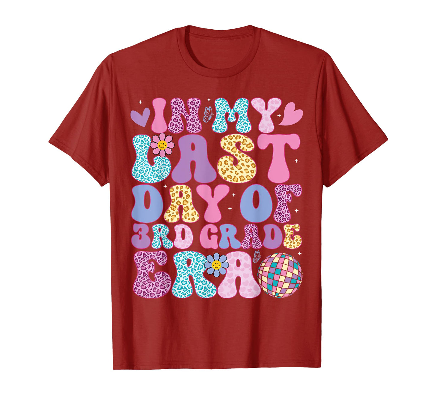 In My Last Day 3rd Grade Era Groovy Students End of School T-Shirt