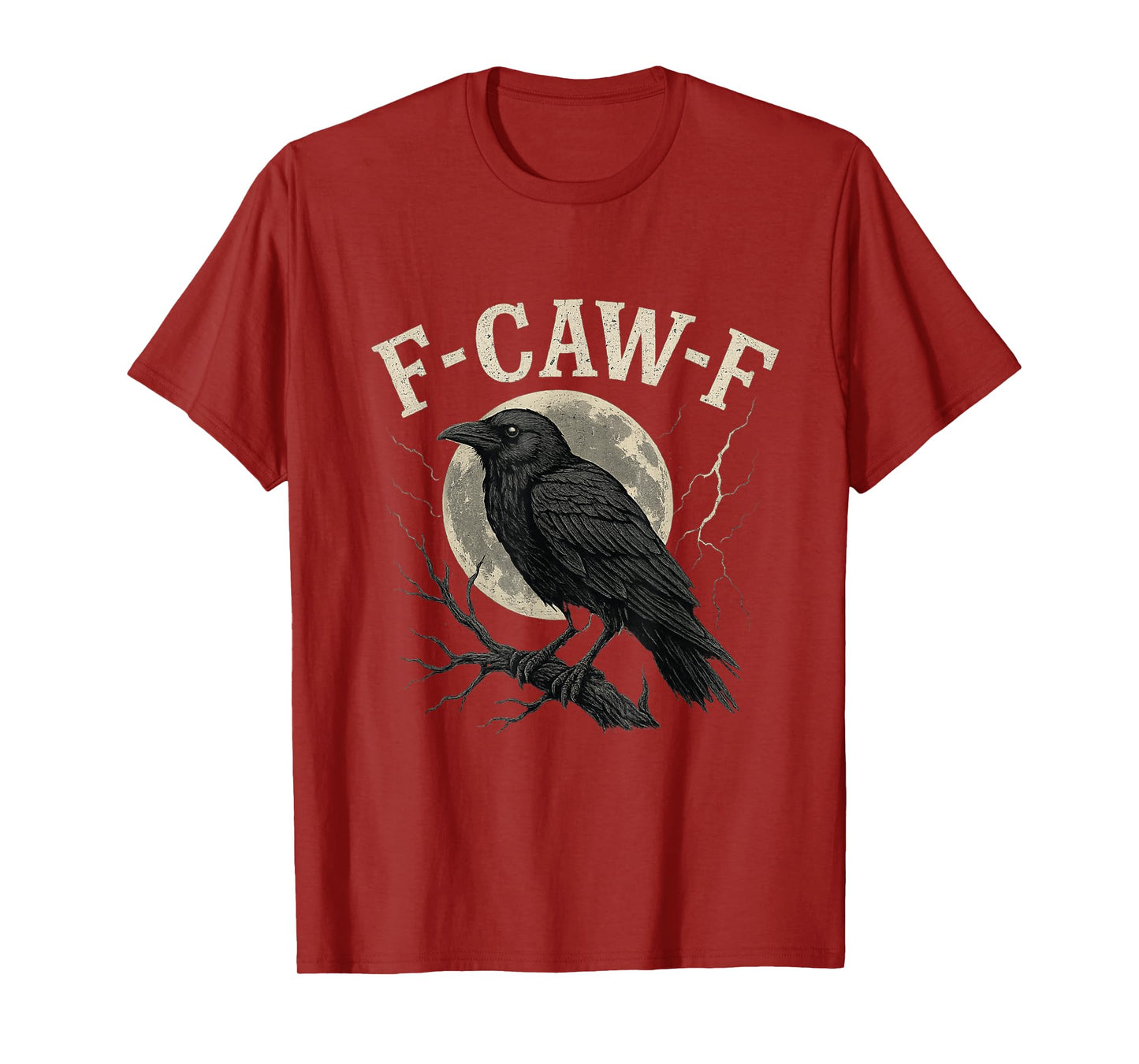 F-CAW-F Raven Design for Bird Lovers and Nature Fans T-Shirt
